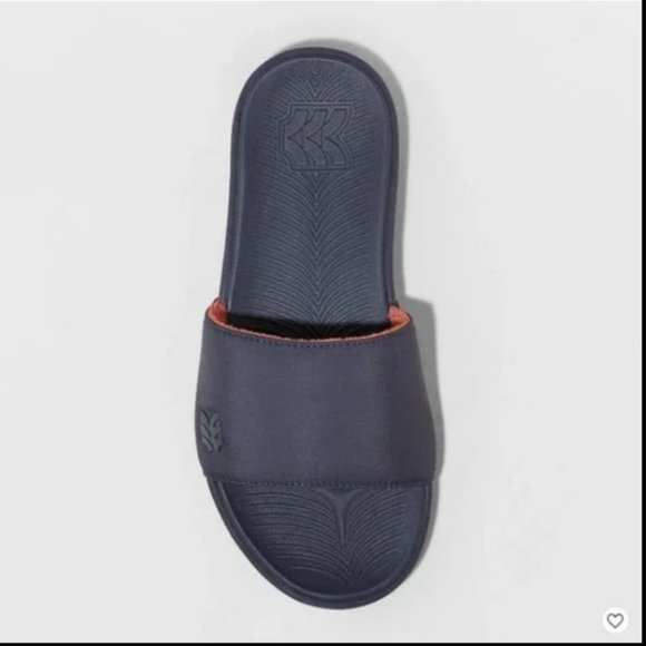 Men's Wesley Slide Sandals - All in Motion™ Navy Blue 9 - Picture 2 of 7